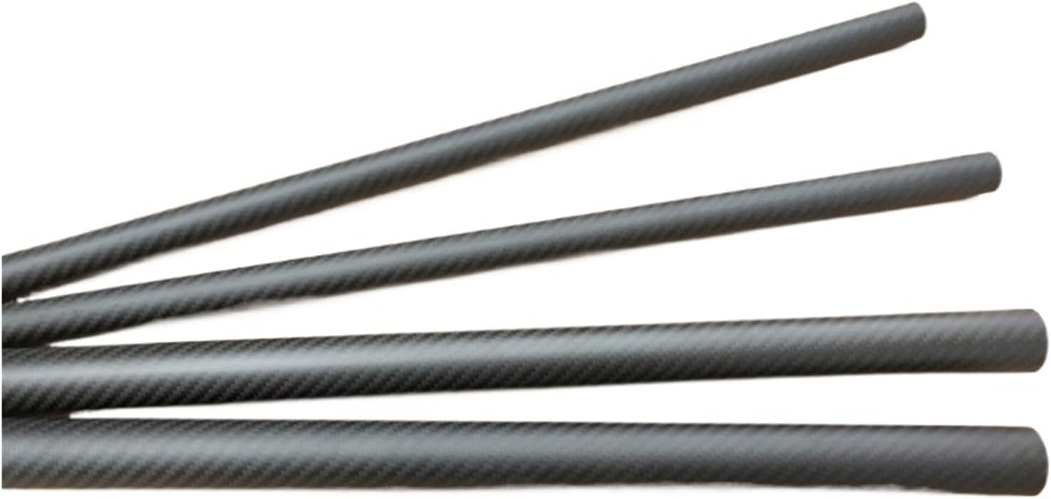 4pcs Length 600mm Carbon Fiber Tube Twill Matte(4pcs 10x8x600mm)