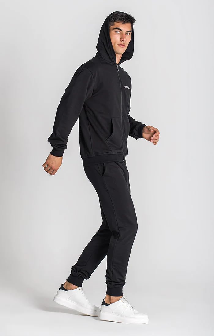 Gianni Kavanagh Black Bliss Micro Hoodie Jacket Hooded Sweatshirt Uomo