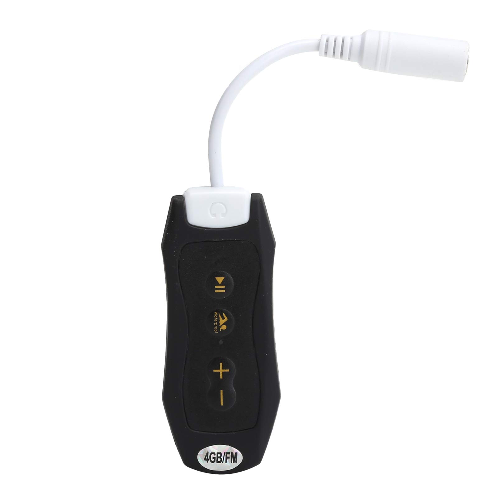 KIMISS Lecteur de Musique de Sport MP3 Portable de Conception étanche Avancée IPX8 de 4 Go avec Radio FM, Clip sécurisé et écouteurs de pour la Natation sous-Marine
