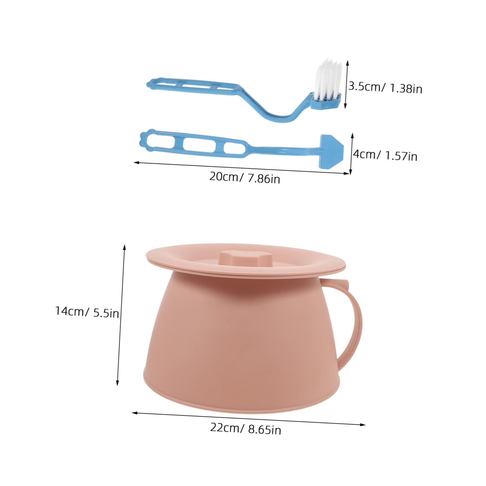 NOLITOY Portable Urinal Toilets for Elderly Potty Pee Urinal Device Pot Lid Compost Bedroom Car Women Men