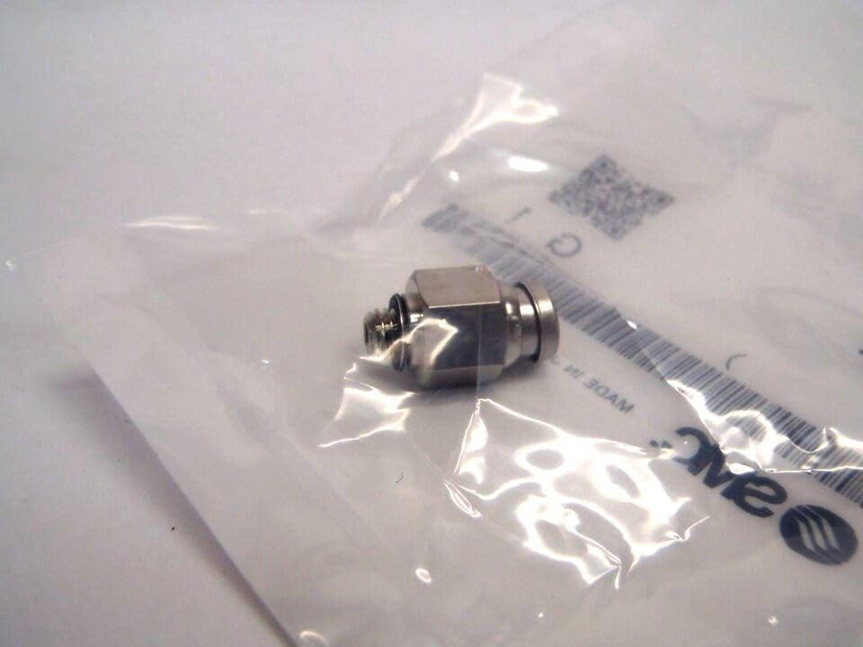 Fit for SMC KQG2H03-32 10/32‘ Pipe 5/32‘ Inch Tube Male Adapter Stainless Steel