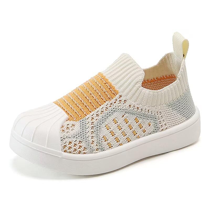 Zonkacen Infant Boys Girls Anti Skid Slip On Lovely Fashion Sport Shoes for Spring Autumn Jogging Hiking Camping Exercise Climbing Trekking Vacation Beige 6 Toddler