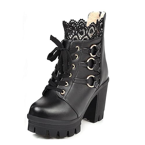 [XICREX] 8cm �n�C�q�[�� ���� �u�[�c �V���[�g�u�[�c �� �� ���f�B�[�X �҂ݏグ ���[�X�A�b�v �`�����L�[�q�[�� ���q�[�� �R�X�v�� ���r 26.5 cm �u�[�e�B�[ ���Ǝ� �C�x���g �u���b�N/���N�� ���� �f�[�g ����ɂ���