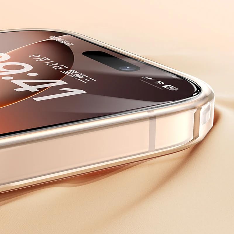 Image of SHILD (1 Pack) Full Transparent Tempered Glass Screen Protector for iPhone 17 Pro Max / iPhone 16 Pro Max | No Black Border | HD Clear | 9H Hardness | Military-Grade Shatterproof | Scratch Resistant | Easy Installation Kit