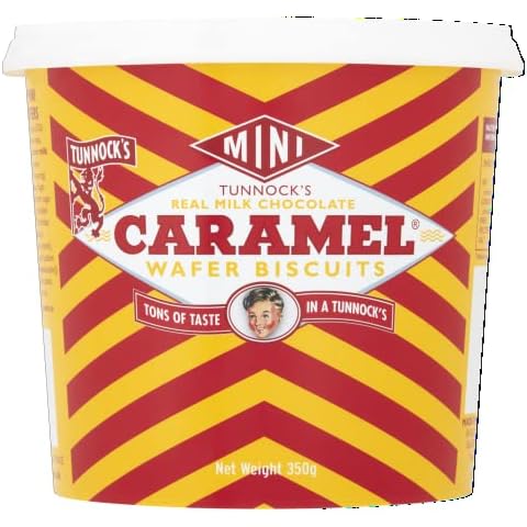 Tunnock's Mini Caramel Wafer, 350g Cover
