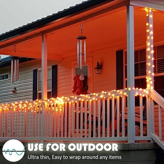 Outdoor String Lights - 80 Ft Rope Lights with 240 Color Changing LEDs, Waterproof & Plug-in for Wedding, Patio, Garden & Christmas Decor