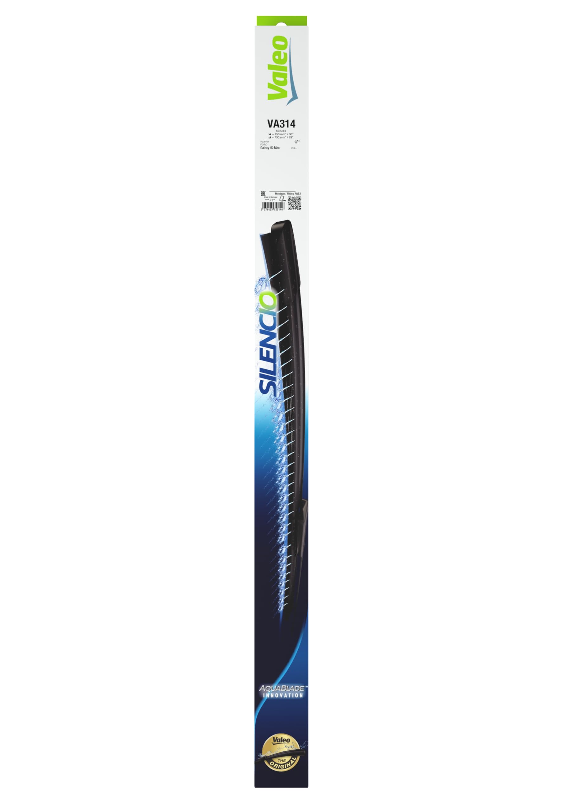 574336 VALEO SILENCIO VM257 Achterruitenwisser 350 mm, Flat blade wisserblad, met voorgemonteerde adapter | prijs en ervaringen