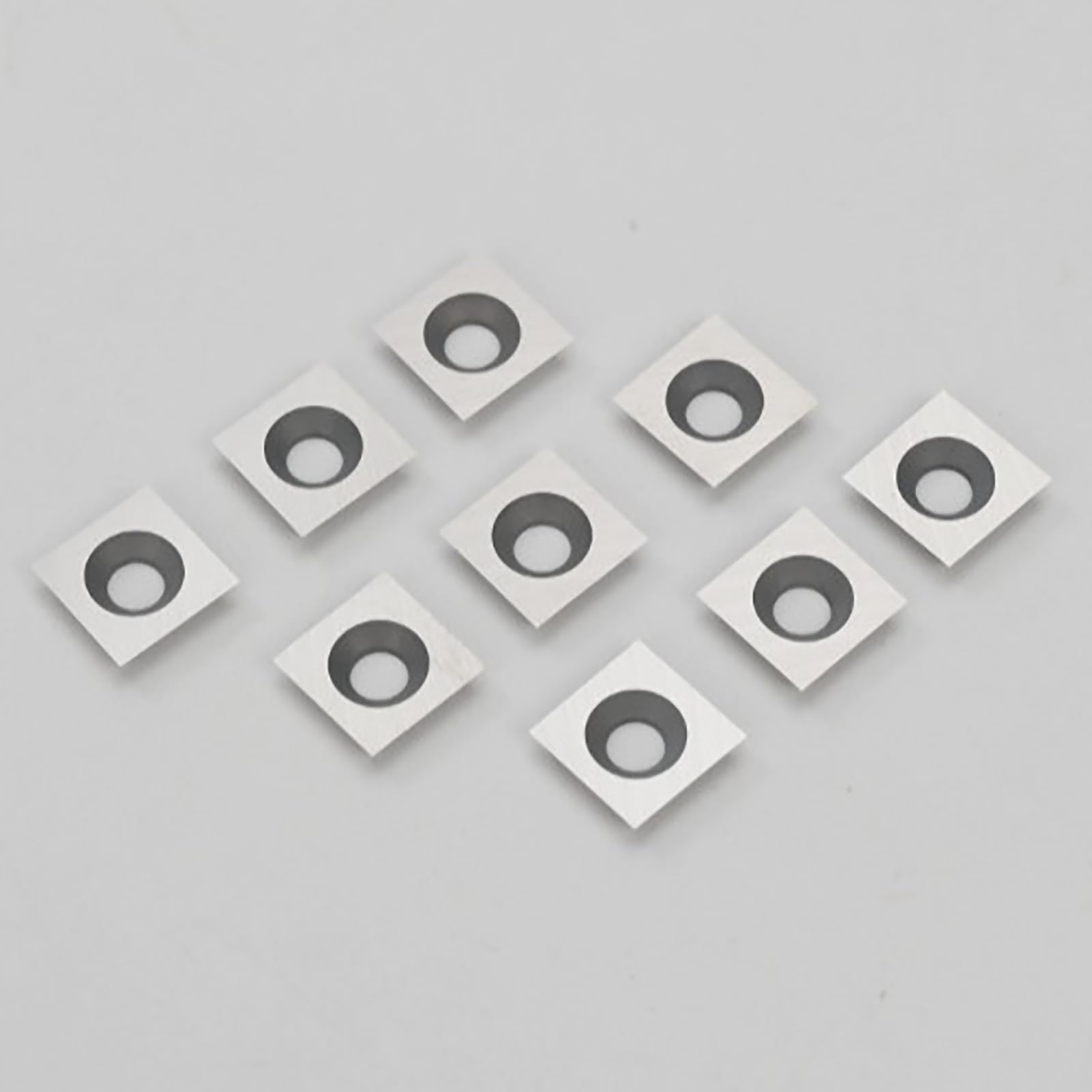 Cabezal de corte helicoidal para cepillado, cuchillas cuadradas de 12 mm, 10 cuchillas rectas de acero rápido para carpintería, cabezas de cepillado en espiral