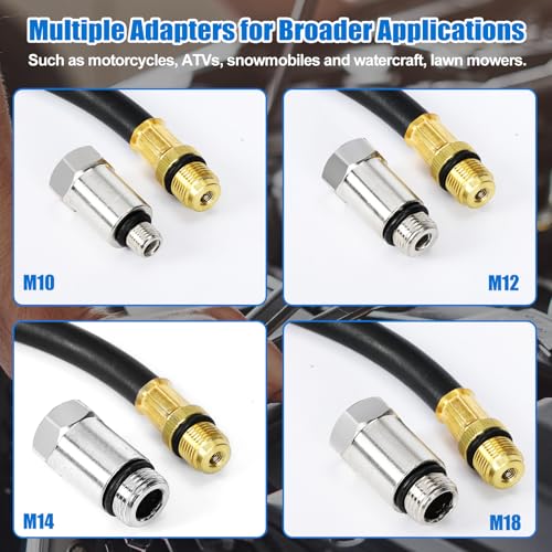 Image of BETOOLL 9pcs Petrol Engine Cylinder Compression Tester Kit with Spark Plug Gap Tool 32 Blades Steel Feeler Gauge 300PSI Engine Cylinder Compression Gauge Automotive Tool