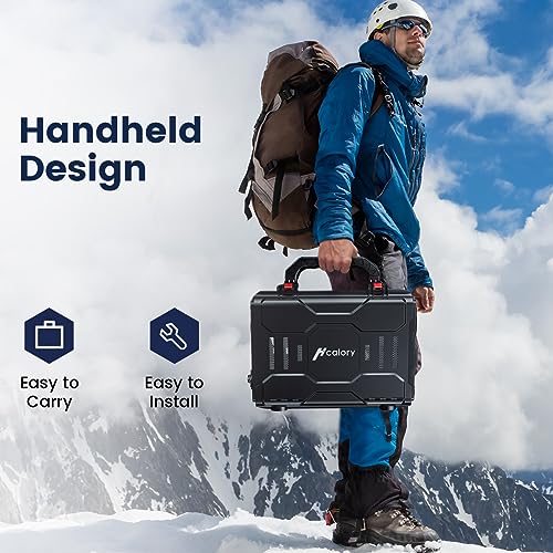 image for HCALORY 12V Portable Diesel Air Heater, 5KW All-in-One Diesel Parking 