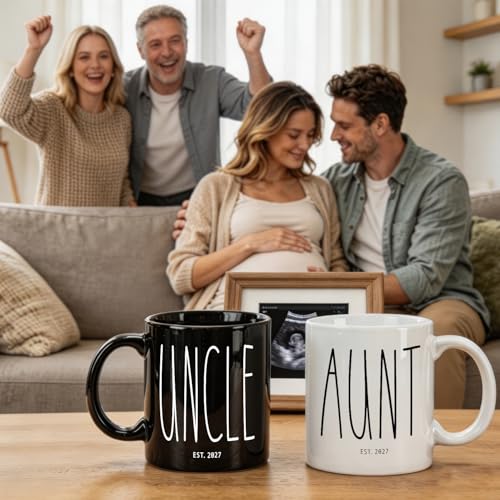 Set de mugs para anuncio de embarazo miniatura 5