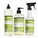MRS. MEYER'S CLEAN DAY Kitchen Essentials Set, Includes: Hand Soap, Dish Soap, and All Purpose Cleaner, Lemon Verbena, 3 Count Pack