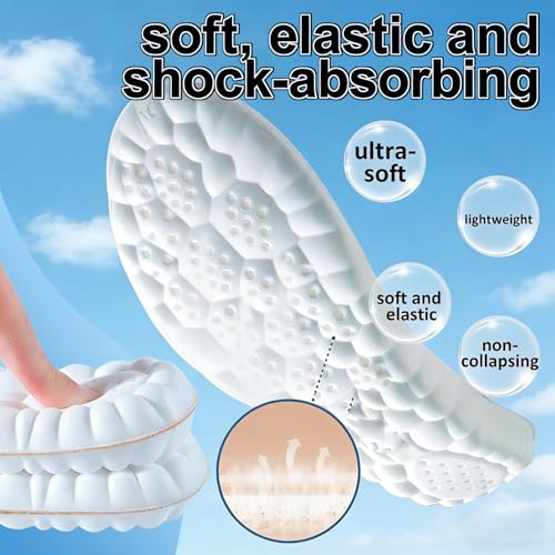 Image of 4D Cloud Steppers Insoles for Men and Women, Work Boot Cushioning Inserts