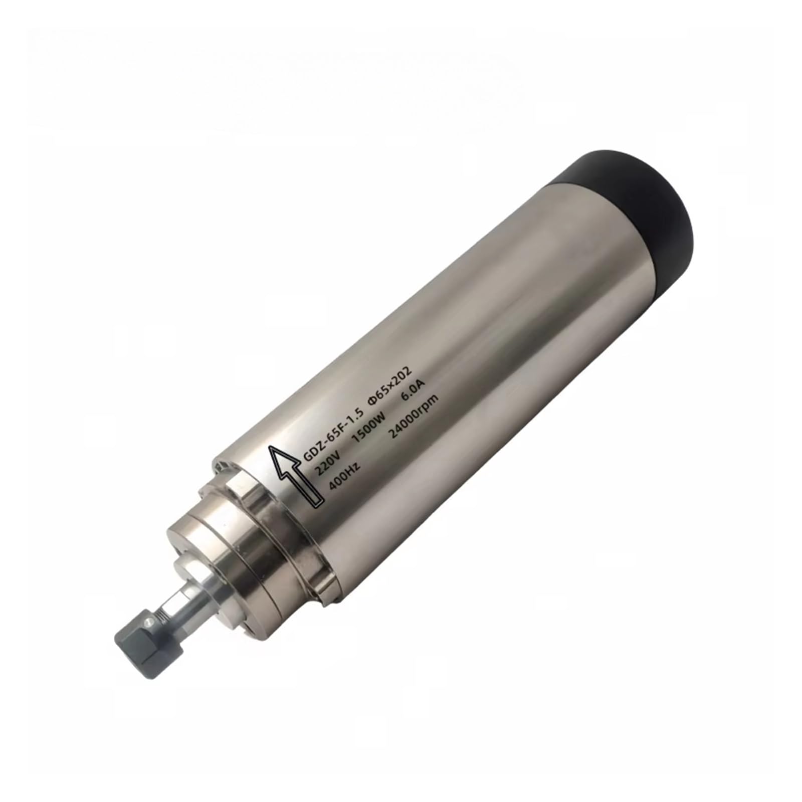 Moteur de broche CNC 1,5 KW GDZ-80F-1.5-ER11 refroidi par air à haute vitesse 24000 TR/Min