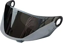 Viseira Para Capacete Espelhada Ls2 FF358 FF392 FF396 FW3 GT Anti Risco Helt Texx Mormaii (Cromada)