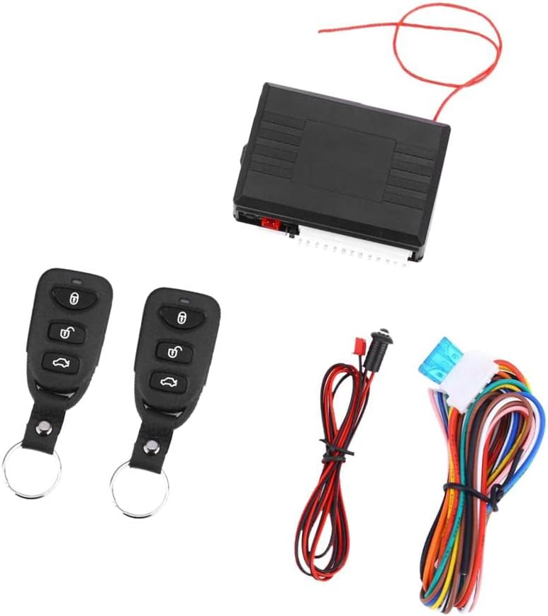 Universal Car Remote Central Door Lock Kit | Vehicle Keyless Entry System with Control Box