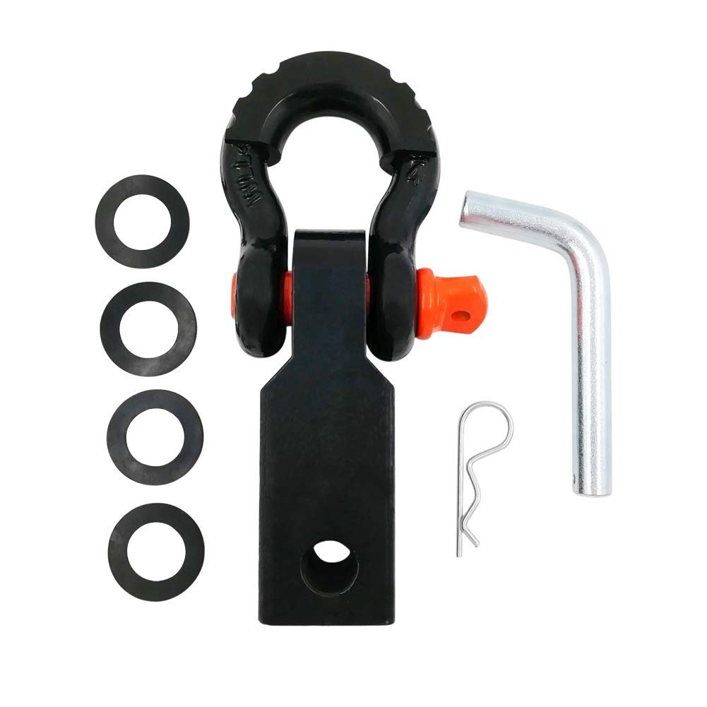 Buy HOUERT Shackle Hitch Receiver 2 Inch, 35000lb Capacity Receiver