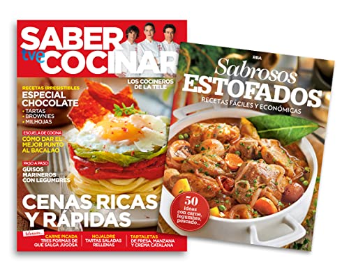Pack Saber Cocinar #096 | Cenas ricas y rápidas + Libro Sabrosos estofados Pack Saber Cocinar #096 | Cenas ricas y rápidas + Libro Sabrosos estofados