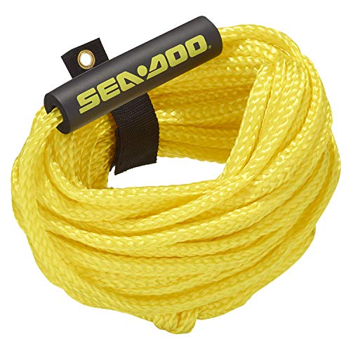 Sea-Doo Towable Tube Rope for 2 to 4 Person Tube, Yellow, 60'