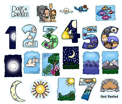 Days of Creation 23 PRECUT Felt Figure for Bible Felt/Flannel