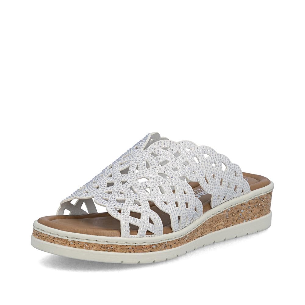Rieker Damen Keilsandalen V4189, Frauen Sandalen