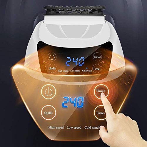 Asciugatrice Multifunzione Pieghevole 1500W,Asciugabiancheria A Risparmio Energetico Anionico,Stendibiancheria Elettrico Portatile,Timer Automatico Digitale Con Modalità Rapida Ed Efficiente,Rosso - Image 5