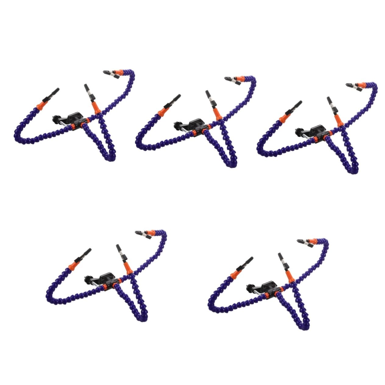 Mikikit 5sets Supporto Per Saldatura Con Braccia Flessibili e Pinze Stazione Per Riparazione Pcb Utensile Versatile Per Progetti Di Fai Te e Modellismo