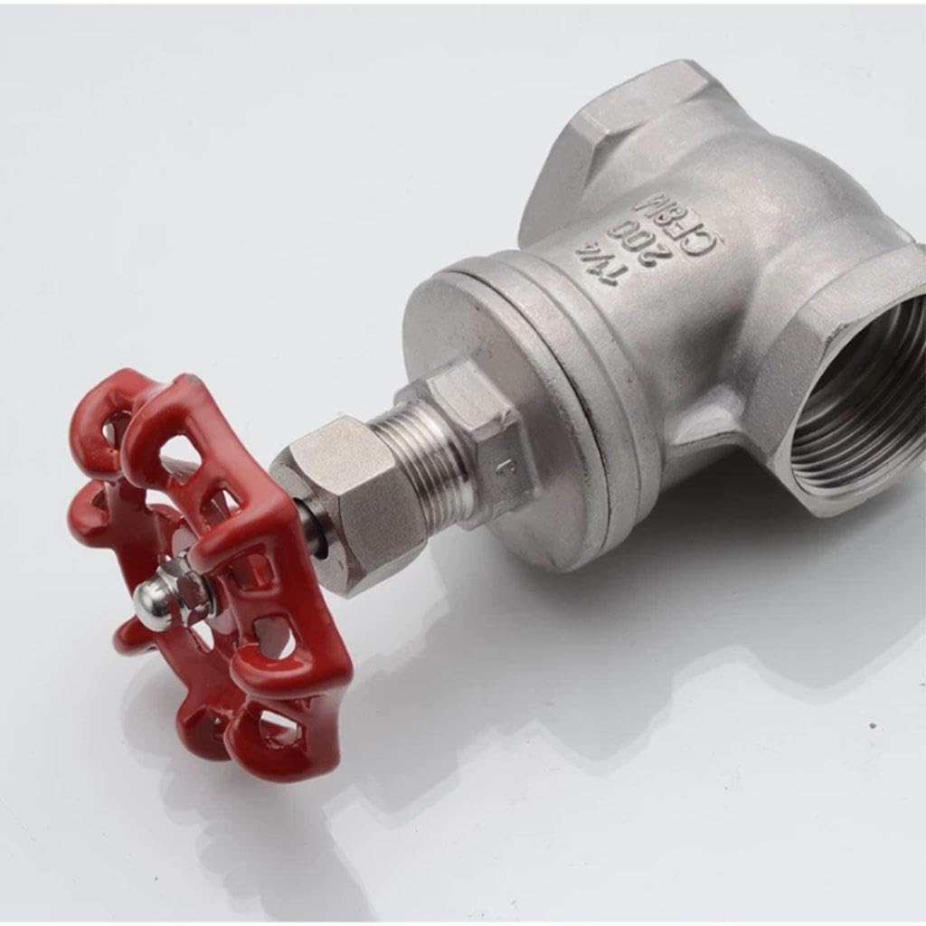 Valvola A Saracinesca For Tubi In Acciaio Inossidabile 304 Con Filettatura Femmina Da 1/2 "-2" Con Guarnizione Dura, 1 Pz(1-1/2")