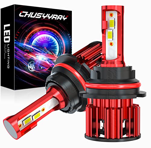 Compatible for Ford Crown Victoria LED Headlights, Years: 1998 1999 2000 2001 2002 2003 2004 2005 2006 2007 2008 2009 2010 2011, 9007 LED Headlight Bulb, 2-Pack High Low Beam