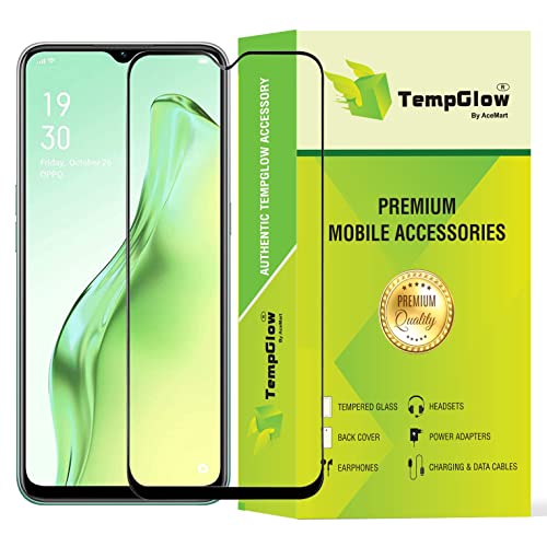 Image of Screen Protector for Oppo A31 (Black) Tempered Glass Edge-to-Edge 6D Screen Guard With Installation Kit