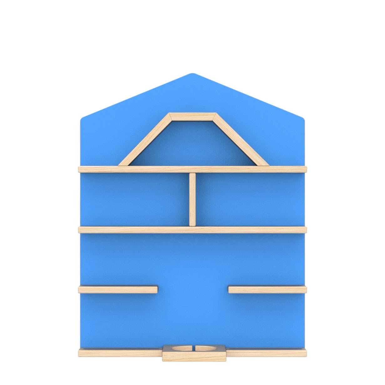 Estantería para tonies y tonies [el original] – Estantería para cajas de tonies y hasta 52 tonies – Estantería magnética de pared para tonies – 4 compatible con caja Toniebox (azul)