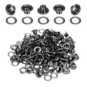 Quarkzman 100er Set Messing Ösen 5mm