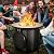 YITAHOME Propane Fire Pit Table 30 Inch Table Top Firepit Round Gas Fire Pits for Outside Patio 50,000 BTU Auto-Ignition Propane Fire Table with Lid, Waterproof Cover, Lava Rock, Hook