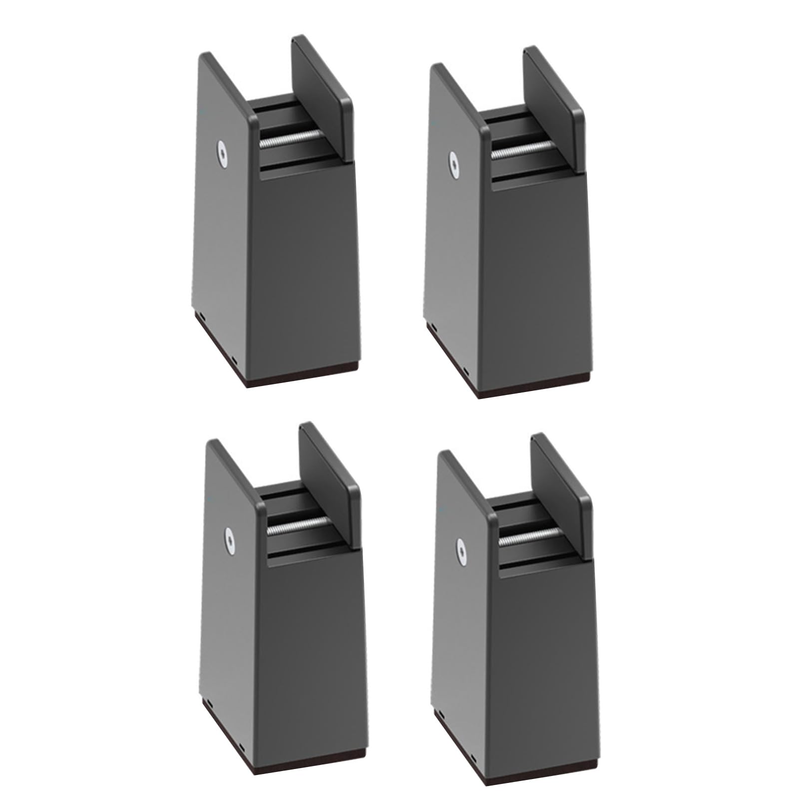 of 4 Sturdy Bed Risers 2Inch Thick Leg Extenders Accessory for Desk Chair Sofa Storage Solution Use Furniture Risers for Sofa Table Chair Desk