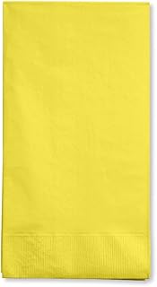 16-Count Touch of Color 3-Ply Paper Guest Napkins, Mimosa
