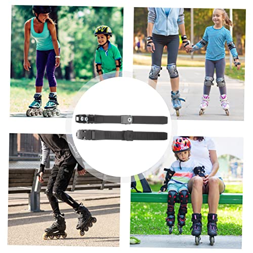 Gafoki 2Pcs Roller Roller Skate Energy Belt Roller Shoes For Kids Kids Skateboards Exercise Accessories Skateboard Accessories Ski Boots Carrier Roller Shoes Supplies Fixing Buckle Straps #TOP1