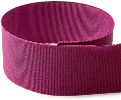 USA | American Made 1-3/8 Burgundy/Maroon Solid Grosgrain Ribbon - 100 Yards - (Multiple Widths & Yardages Available)