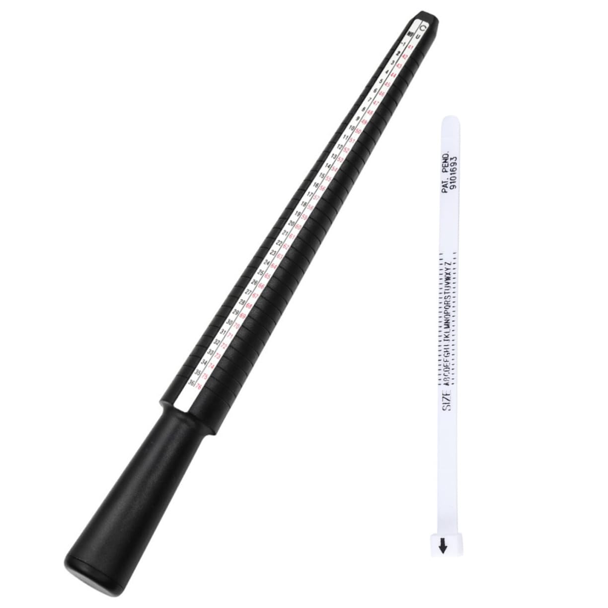 VILLCASE Ring Sizer Measuring Gauge Ring Size Measuring Tool Set Ring Sizer Ring Mandrel Gauge for Jewelry Finger Size