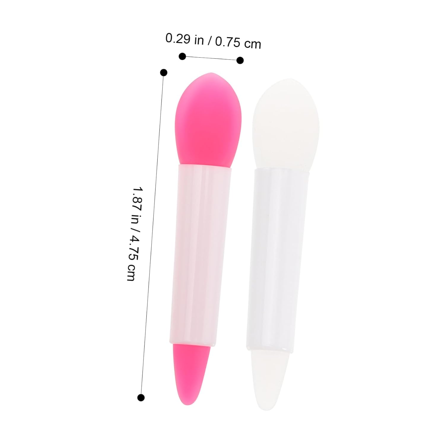 DOITOOL 64pcs Makeup Brush Eyeshadow Lip Brush Silicone Applicator for Women Girls