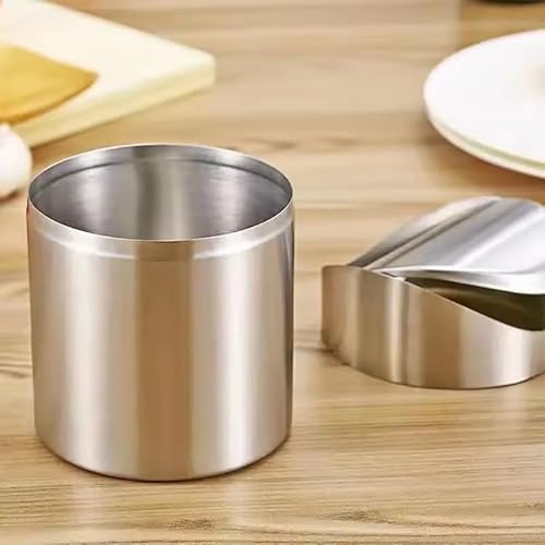 Lixeira de Mesa e Pia em Aço Inox Premium