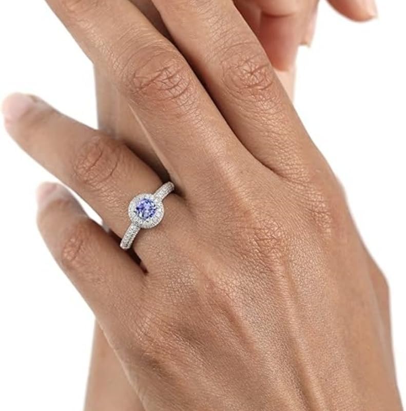 Multi-Shape Birthstone King Custom Engagement Ring 925 Sterling Silver/10K/14K/18K Gold Promise Anniversary Engraved Luxury Ring for Women