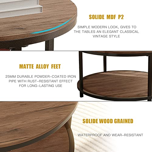 Image of Priti Solid Wood Bedside Table (Finish : Mahogany)