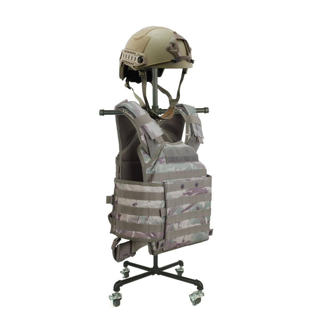 Armor Stand - Taktischer Plattenträger-Halter für Körperpanzer, Display-Ständer für Ausrüstung, Rückseite