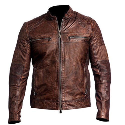 Mens Super Cafe Racer Biker Leather Jackets | Motorcycle Genuine Leather Jackets Collection