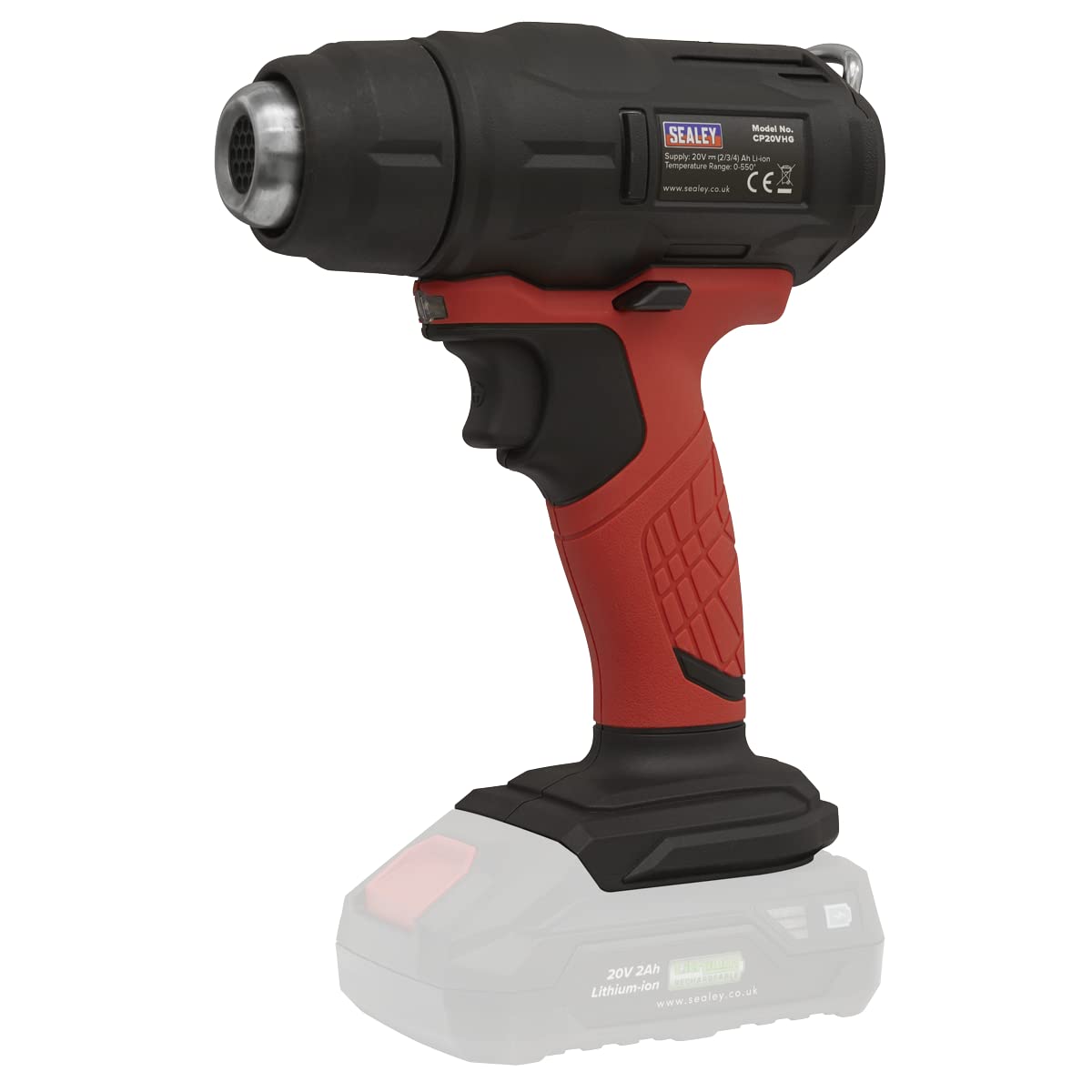 Sealey 20V SV20 Series Cordless Heat Gun - Body Only - CP20VHG