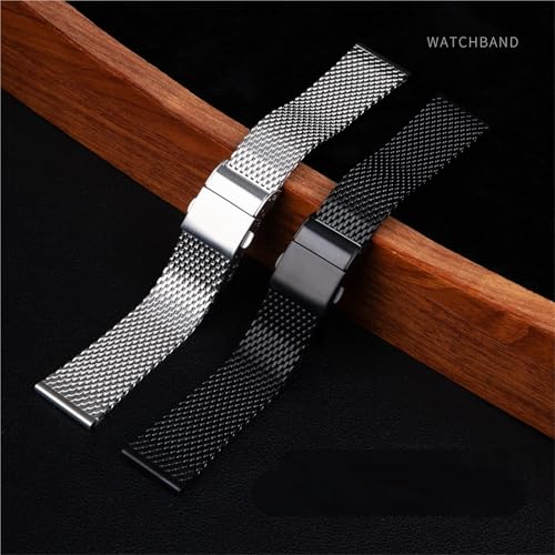 Bracelet montre acier inoxydable pour homme actif et élégant 22mm