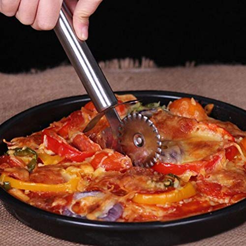Cortador de pizza de aço inoxidável da Lioobo, cortador de massa e cortador de massa
