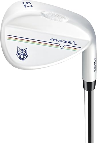 Miniatura 7 de MAZEL M2-12 Series Cuña de golf forjada para hombres diestros  Cuña de golf individual 52 56 60 grados, cara fresada para más giro
