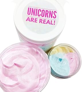 Sunbasil Soap Unicorn party favors. Unicorn Kisses Whipped Body Butter Lotion. Moisturizing Hand Cream
