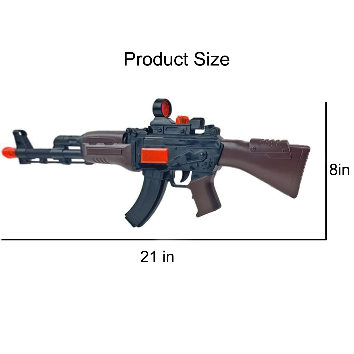 Buy AK47 Toy Machine Gun 21" Electric Military Assault Rifle with